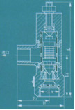CS1/44H/F液体膨胀式蒸汽疏水阀外形尺寸图