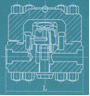 HR高温高压圆盘式疏水阀外形尺寸图1