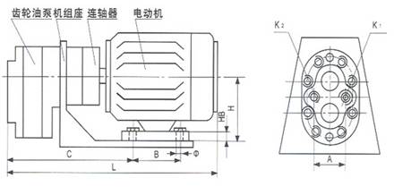 CB-B型低压齿轮油泵结构图